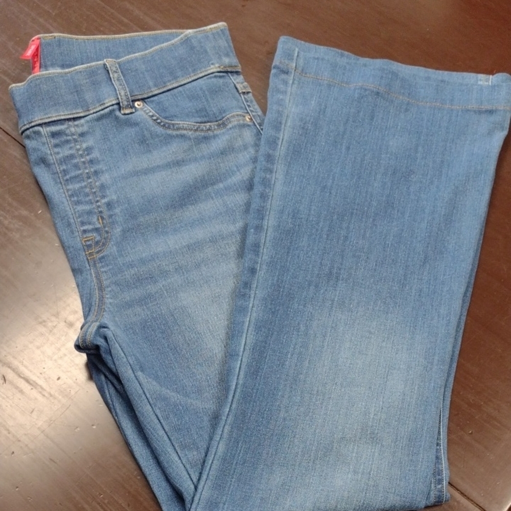 SPANX Blue Leg Jeans with Premium Denim